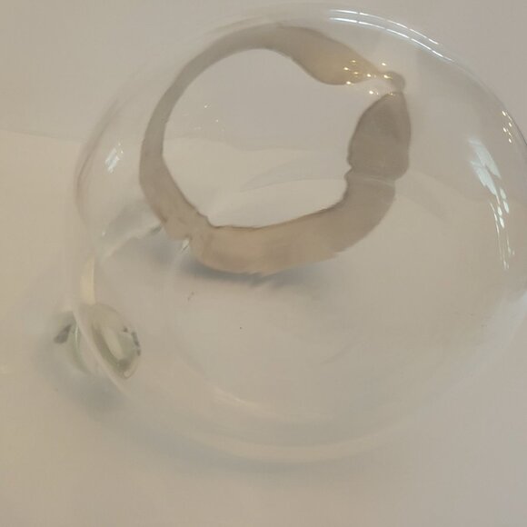 Mid-Century Modern Dorothy Thorpe Glass Pitcher With Metal Rim Handle - Picture 6 of 7